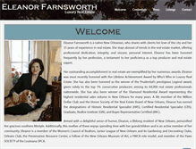 Tablet Screenshot of eleanorfarnsworth.com